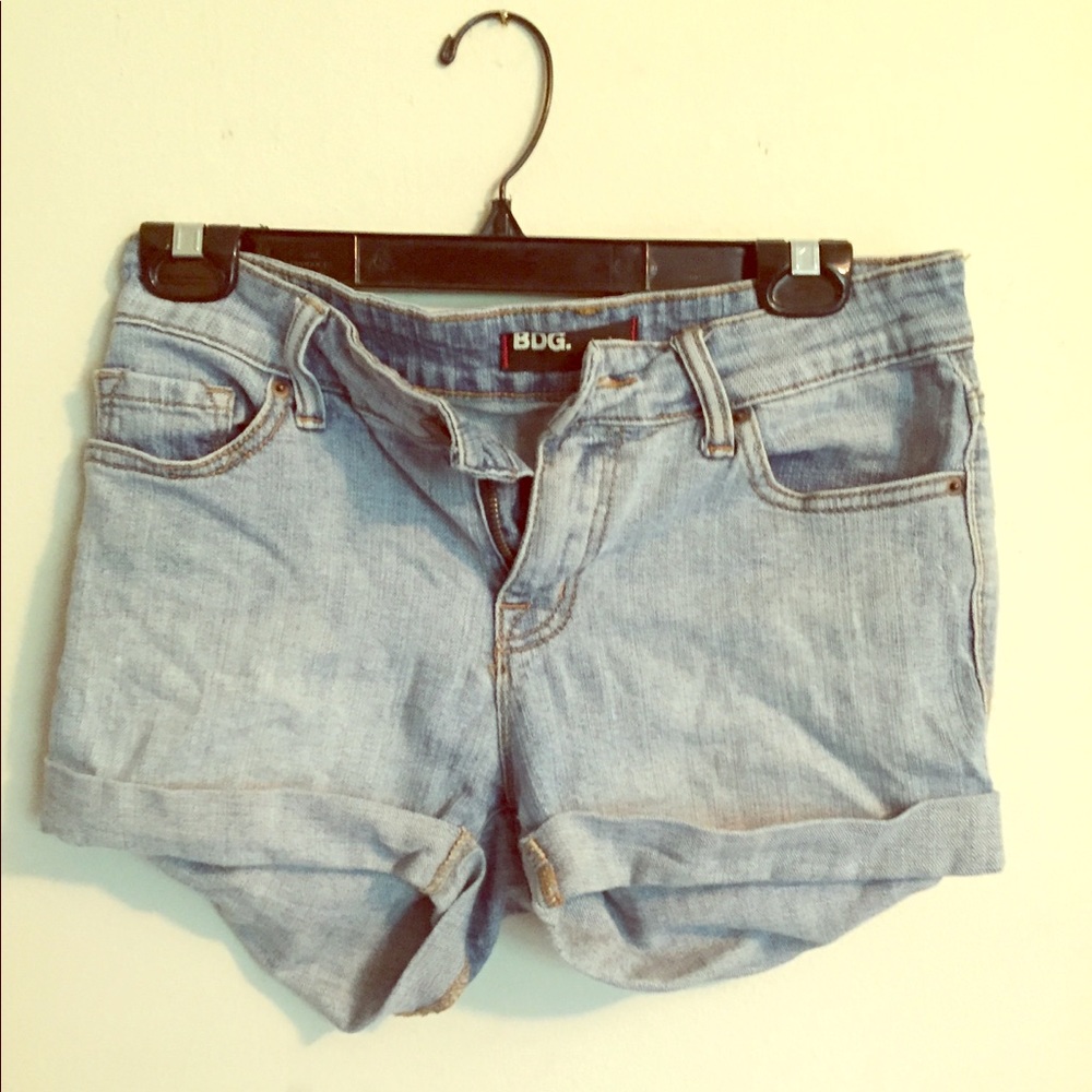 Light wash Jean Shorts